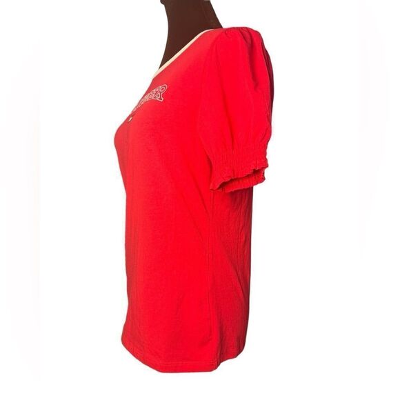NWT Tommy Hilfiger Blouse Sleeved Tee (Small) - Picture 2 of 5